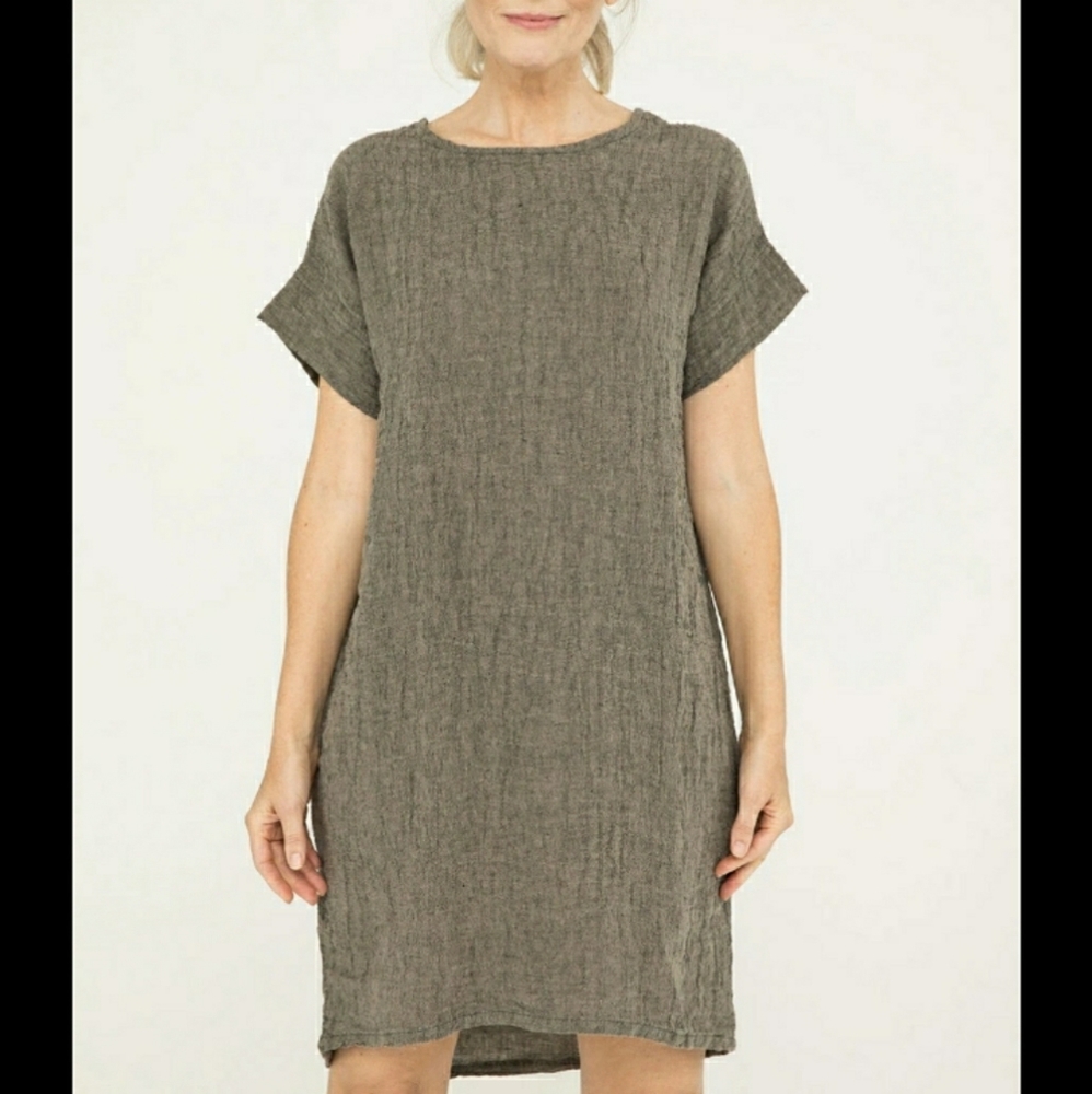 Elizabeth Suzanne Georgia linen gauze dress
